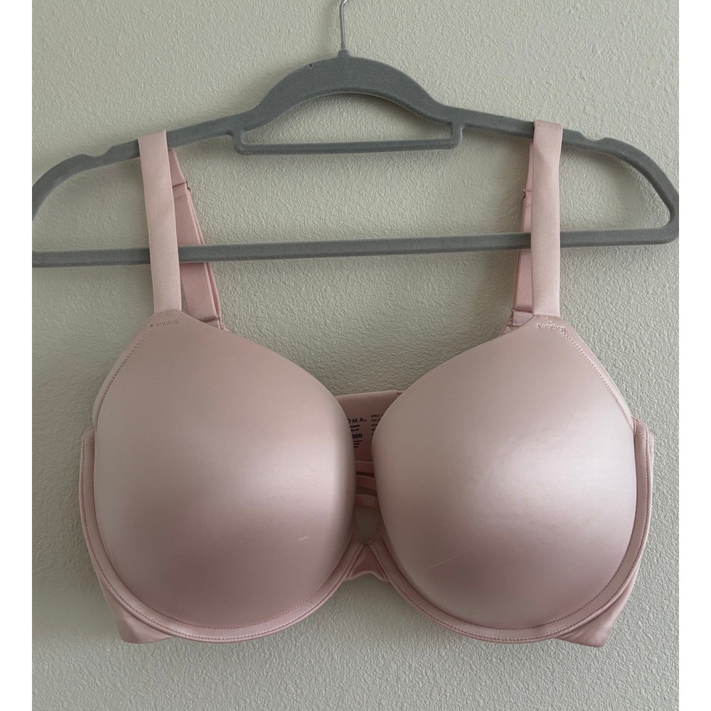Soma Bra 38DDD Stunning Push Up Full Coverage Pink Underwire Back Closure